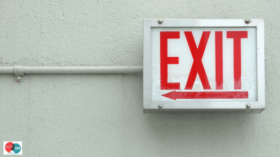 Exit Sign - Signs It Might Be Time To Move On From Your Relationship - Move On Mediation Perth